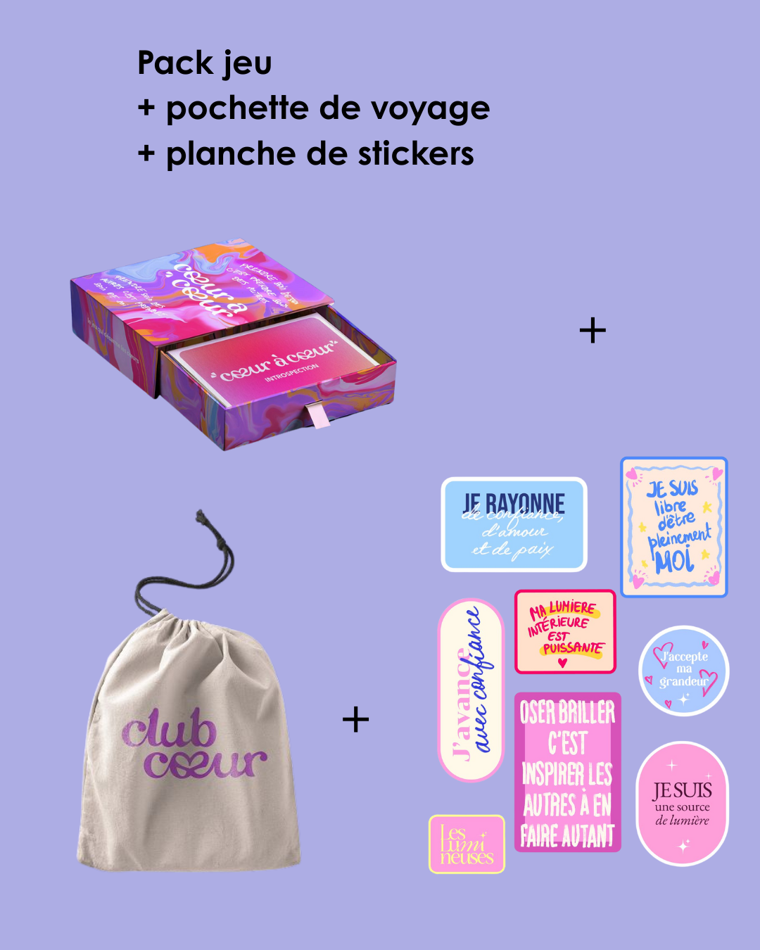 les lumineuses coaching bien-être jeu de cartes confiance en soi communication  psychologie, des neurosciences, développement personnel cartes libérer son potentiel 
amour partage réflexion introspection